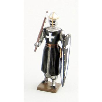 Hospitalier, grand heaume, h&acirc;che et bouc lier