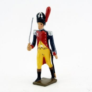 officier des gendarmes d'&eacute;lite &agrave; pied (1804), pantalon jaune