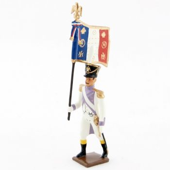 drapeau des voltigeurs du 33&egrave;me de ligne (1806)