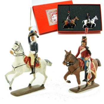 coffret de 2 figurines : mar&eacute;chal Kellermann et son aide de camp