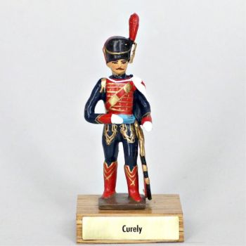 g&eacute;n&eacute;ral Curely sur socle bois