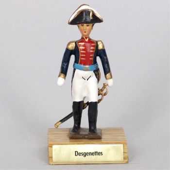 g&eacute;n&eacute;ral Desgenettes sur socle bois