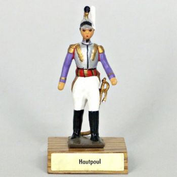 g&eacute;n&eacute;ral Hautpoul sur socle bois