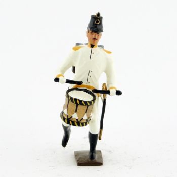 tambour de l'infanterie allemande à l'assaut