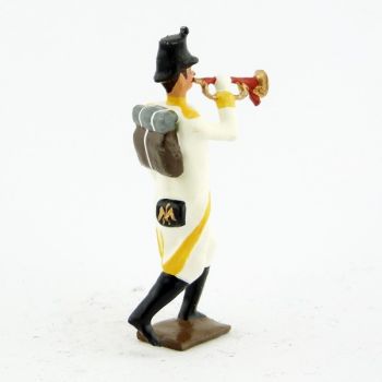 clairon de l'infanterie allemande à l'assaut