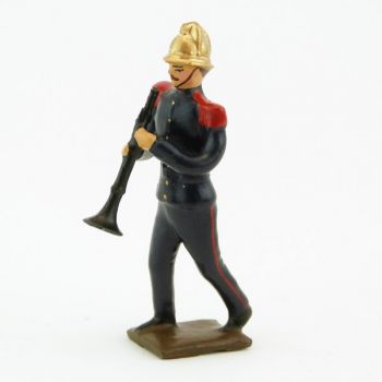Clarinettiste de la Musique des Pompiers (&eacute;poque 1900)