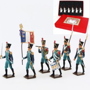 Canonniers Garde-C&ocirc;tes (1810-1813), coffret de 6 figurines