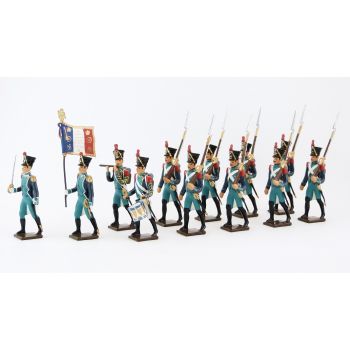 Canonniers Garde-C&ocirc;tes (1810-1813), ensemble de 12 figurines