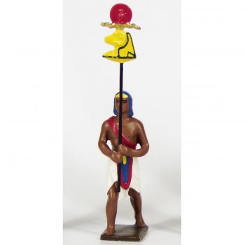 &eacute;gyptien avec embl&egrave;me