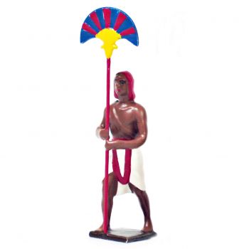 &eacute;gyptien avec &eacute;ventail