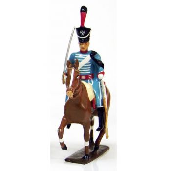 cavalier du 10e r&eacute;giment de hussards (1808)