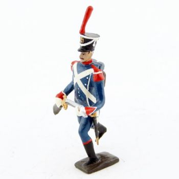 voltigeur d'infanterie l&eacute;g&egrave;re &agrave; l'assaut