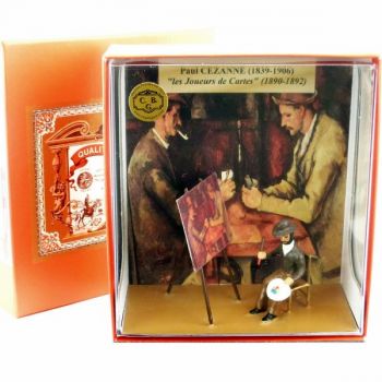 coffret ''C&eacute;zanne peignant ''les joueurs de cartes''