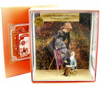 coffret ''Pissarro peignant ''la berg&egrave;re''