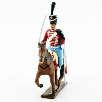 cavalier du 12e r&eacute;giment de hussards (1808)