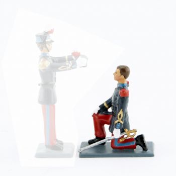 El&egrave;ve 2e ann&eacute;e recevant casoar - Saint-Cyr (MHKits)