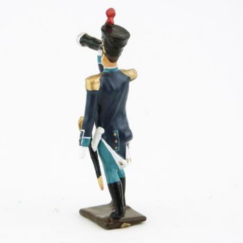 officier regardant à la lunette - canonniers garde-côtes