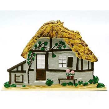 Chaumi&egrave;re avec auvent