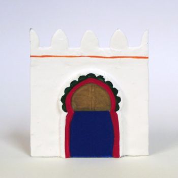 Petite porte Afrique du nord (6,3 x 5,7 cm)