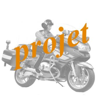 motard de gendarmerie en chemisette sur moto BMW  R1200RT