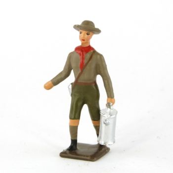 scout avec bout&eacute;on