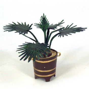 Petit palmier en pot en volume