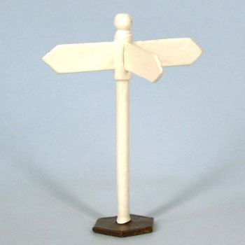 poteau indicateur (3 directions, 3 routes)