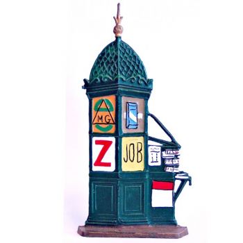 colonne Morris avec kiosque à journaux