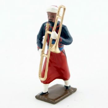 trombone &agrave; coulisse de la musique du 1er rgt de zouaves