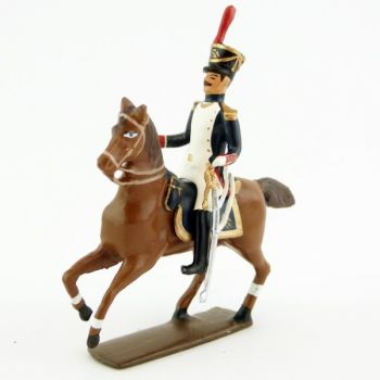 officier &agrave; cheval des fusiliers saint cyr (1812)