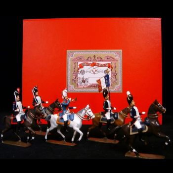 coffret de 5 cavaliers - Grenadiers de la garde &agrave; cheval (1809)