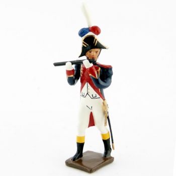 fl&ucirc;te de la musique des grenadiers (plastron rouge) (1805)
