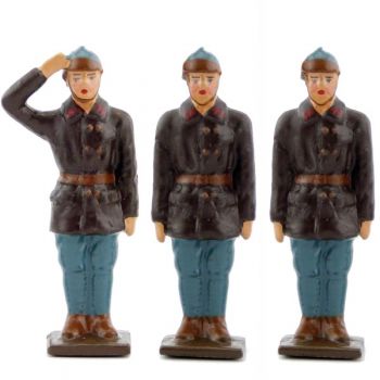 &eacute;quipage du char Renault (3 pers.) (bleu Horizon)