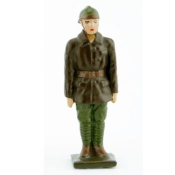 conducteur de l'automitrailleuse au garde &agrave; vous (kaki)