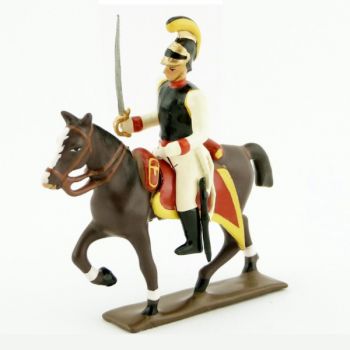 cavalier des cuirassiers autrichiens &agrave; cheval