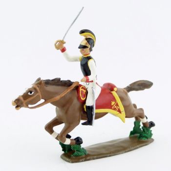 cavalier des cuirassiers autrichiens &agrave; l'assaut