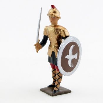 franc avec &eacute;p&eacute;e et bouclier