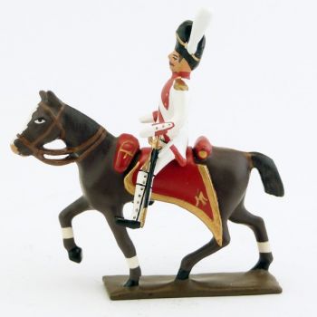 officier à cheval du 3e rgt de grenadiers de la garde (ex-hollandais) (1812)
