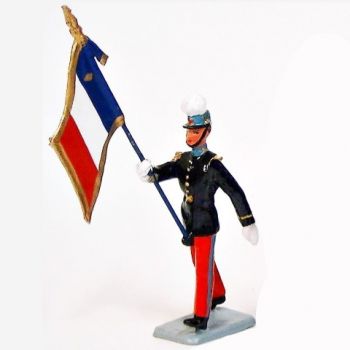 porte-drapeau de l'Ecole de Saint-Cyr (Co&euml;t-Quidan)