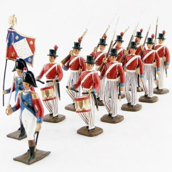 L&eacute;gion nautique (1798-1801), ensemble de 12 figurines