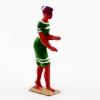 Baigneuse en Vert saladin éclairci blanc