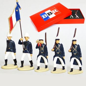 Legion Etrangere Couvre-Nuque,  Tenue D'&Eacute;t&eacute; (1914), coffret de 5 figurines