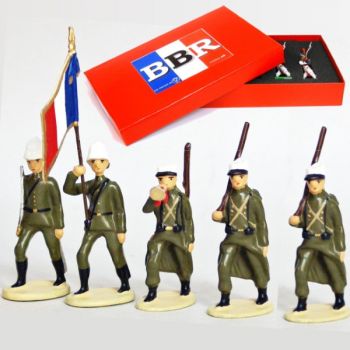 Legion Etrangere Couvre-Nuque, Tenue D'&Eacute;t&eacute; (1939-1940), coffret de 5 figurines