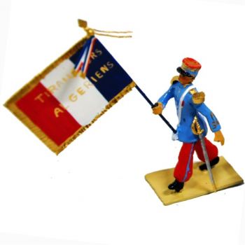 Drapeau des Tirailleurs Alg&eacute;riens (Turcos)