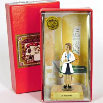 M&eacute;decin (femme) en coffret de pr&eacute;sentation