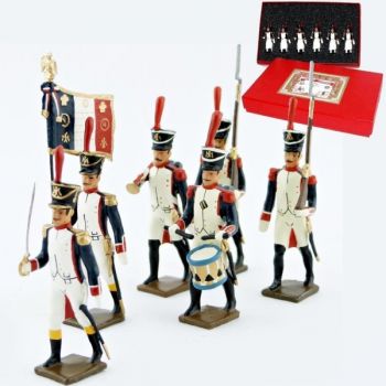 Fusiliers, &eacute;cole de Saint-Cyr (1812), coffret de 6 figurines