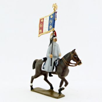 porte-étendard des cuirassiers en capote (anc. 0214E-002)