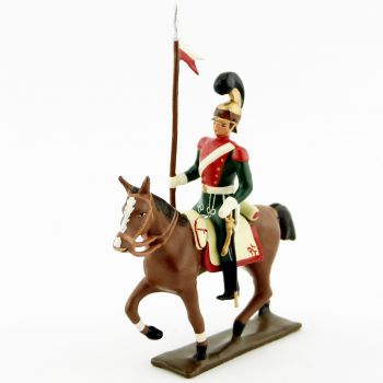 cavalier des chevau-l&eacute;ger 1er rgt (plastron &eacute;carlate) (1812)