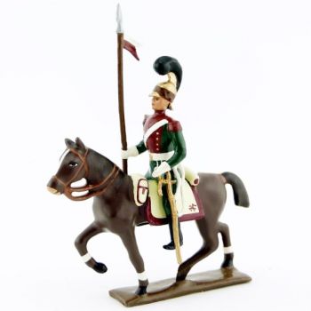 cavalier des chevau-l&eacute;ger 4&egrave;me rgt (plastron cramoisi) (1812)