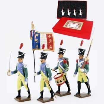 Garde &agrave; pied amsterdam, coffret de 4 figurines